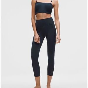 Lululemon paisley lace overlay tight 25